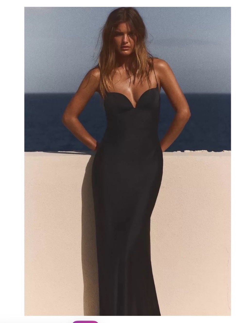 Elegant Black Strapless Evening Dress